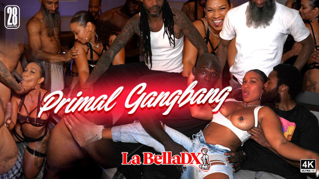 Primal Gangbang! 4 Vs 1